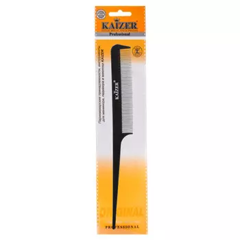 расческа KAIZER 22см гребень с острой ручкой пластик