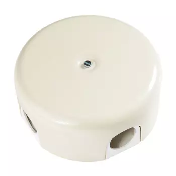 распределительная коробка 110мм слоновая кость