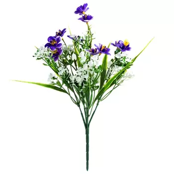 растение искусственное букет Цветы полевые 33см
