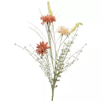 растение искусственное букет Оранжевые цветы 60см в асс-те