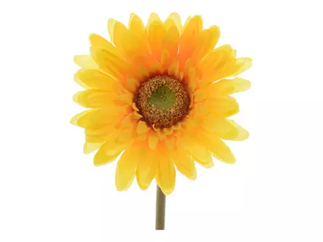 растение искусственное Гербера жёлтая 50см