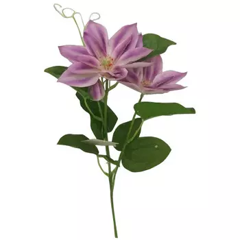 растение искусственное Клематис сиреневый 68см