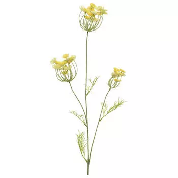 растение искусственное Квин 86см жёлтый