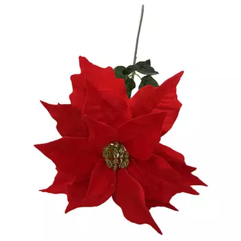 растение искусственное MAXIJOY Пуансеттия 65см красный