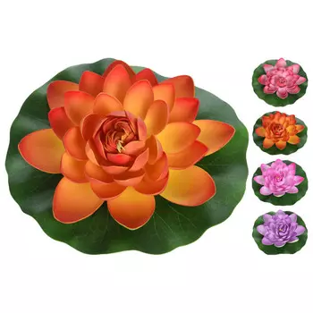 растение искусственное Плавающий цветок 28см в асс-те