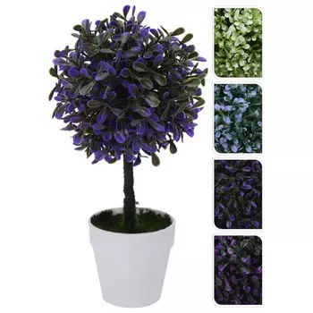 растение искусственное Самшит в горшке 23см в асс-те