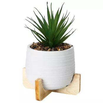 растение искусственное Суккулент в горшке 22 см в асс-те