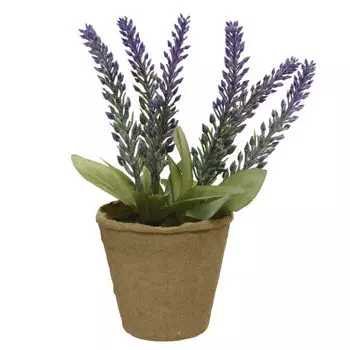 растение искусственное в горшке Лаванда 17см