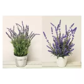 растение искусственное в горшке Лаванда 38см