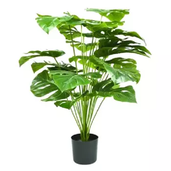 растение искусственное в кашпо Монстера 75см