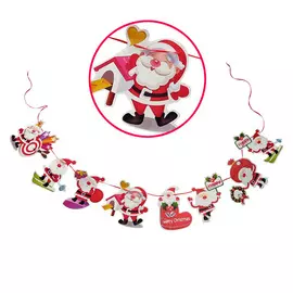 растяжка Веселый Дед Мороз 3м