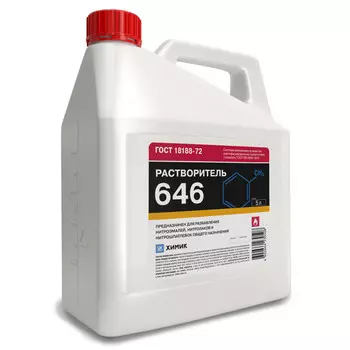 растворитель 646 ХИМИК 5л, арт.66230508