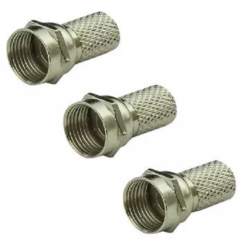 разъем на кабель ТВ 205 F RG6 3 шт