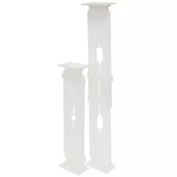 разделители для мебельного ящика GROMELL 325(550)х51х87мм 2шт белый пластик