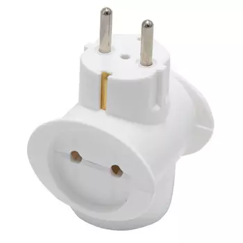 разветвитель 3 гнезда 3Т1 с/з 16А белый