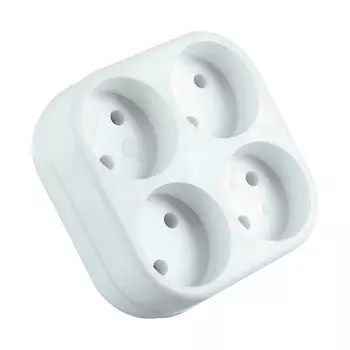 разветвитель 4 гнездо б/з 6A 4T белый