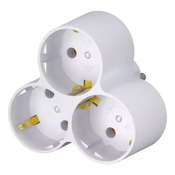 разветвитель 3 гнезда ФОТОН с/з 16А белый