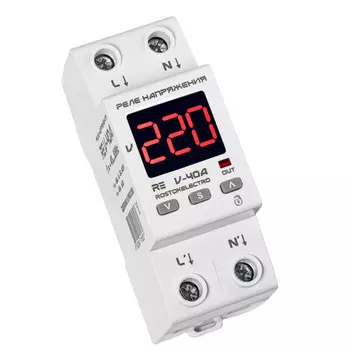 реле контроля напряжения РОСТОКЭЛЕКТРО 2р 40А