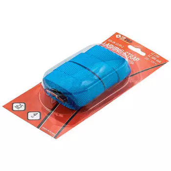 ремень крепления груза TOP AUTO Про 25мм 2,5м 250кг пряжка с фиксатором 4шт полиэфир