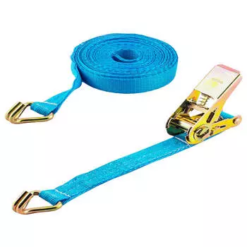 ремень крепления груза TOP AUTO Про 25мм 6,0м 0,8/1,6т храповый механизм полиэфир