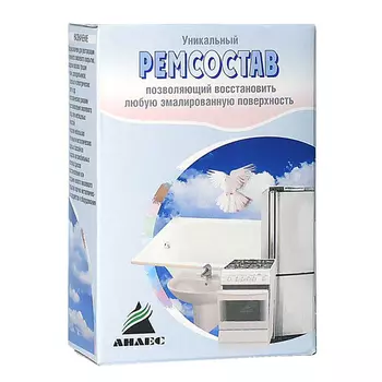ремсостав для эмалированных поверхностей АНЛЕС белый 175г, арт.70095