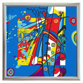 репродукция в раме КАНДИНСКИЙ 400х400мм бумага/МДФ