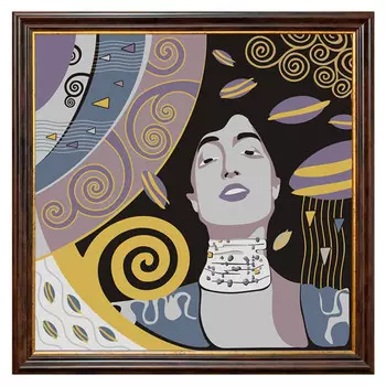 репродукция в раме КЛИМТ 400х400мм бумага МДФ