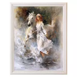 репродукция в раме ПРОХЛАДНЫЙ ВЕТЕРОК, 300х400 мм, бумага, МДФ