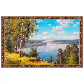 репродукция в раме ПРОСТОРЫ, 1000х600 мм, бумага, МДФ, арт.01-ПИ2