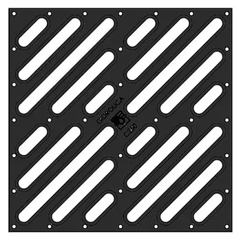 решетка к дождеприемнику GIDROLICA 285х285х22мм чугунная