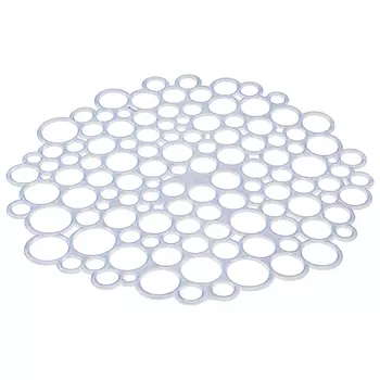 решетка для раковины ПОЛИМЕРБЫТ 29см круглая пластик