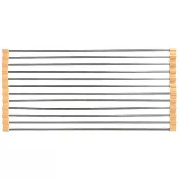 решетка на раковину MARMITON 47х23см складная нерж.сталь, резина