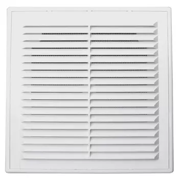 решетка вентиляционная 183х253 вытяжная АБС белый