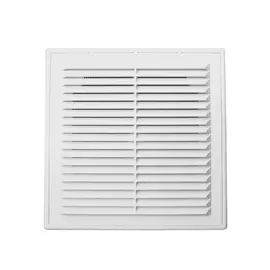 решетка вентиляционная 208х208 вытяжная АБС бел