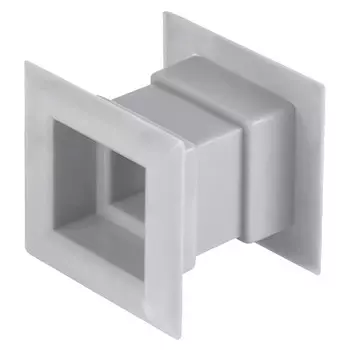 решетка вентиляционная AWENTA 45х45мм TD14 дверная пластик белая