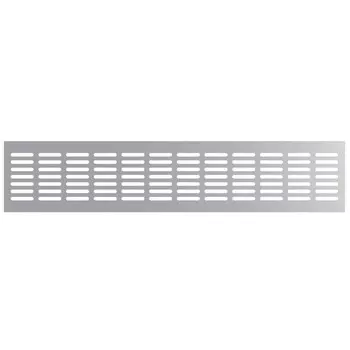 решетка вентиляционная ЭРА переточная 480x100мм алюминий Silver
