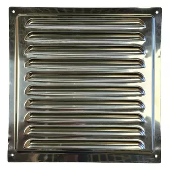 решетка вентиляционная ORE 195х195мм нерж. сталь