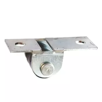 ролик выкатной 20мм прямой сталь/пластик цинк