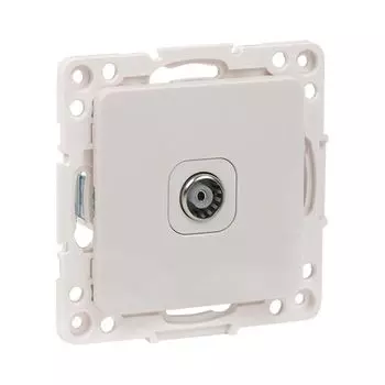 розетка 1 пост EKF Стокгольм TV белый