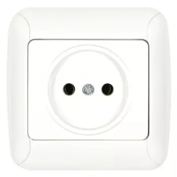 розетка 1 пост GUNSAN Fantasy без заземления, белый