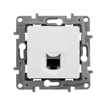 розетка 1 пост компьютерная LEGRAND Etika IP20 белый