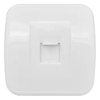 розетка 1 пост компьютерная RJ45 EKF Минск 1А 120В, белый