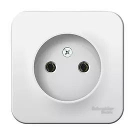 розетка 1-пост SCHNEIDER ELECTRIC Blanca б/з б/ш 16А белый