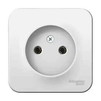 розетка 1 пост SCHNEIDER ELECTRIC Blanca б/з б/ш 16А белый