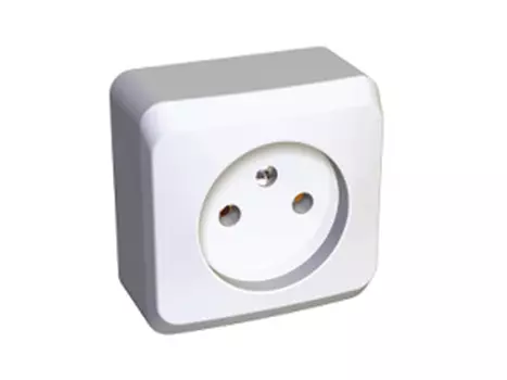 розетка 1 пост SCHNEIDER ELECTRIC Этюд без заземления, белый