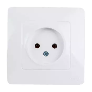 розетка 1 пост SYSTEME ELECTRIC Blanca б/з б/ш 16А 250В белый
