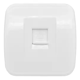 розетка 1 пост телефонная EKF Минск, белый