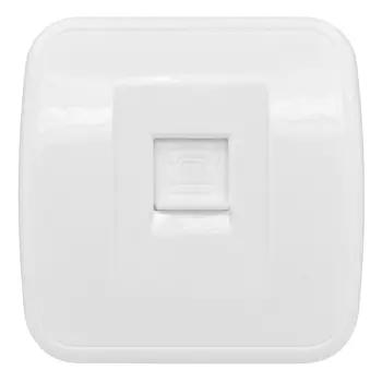 розетка 1 пост телефонная EKF Минск, белый