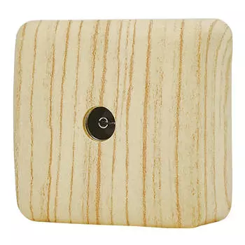 розетка 1 пост телевизионная LEZARD Viola оконечная белёный дуб