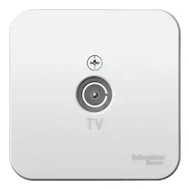 розетка 1 пост TV SCHNEIDER ELECTRIC Blanca белый